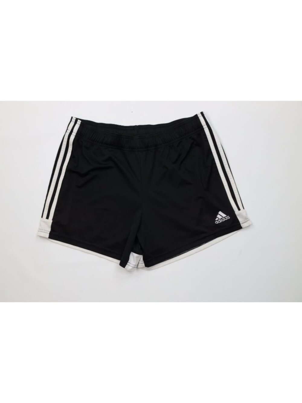Vintage Y2K Adidas Womens Medium Spell Out Running Jogging Soccer Shorts Black